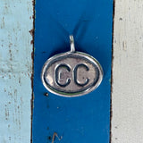 Cape Cod (CC) Sterling Charm - Horizontal Charm, Airport Code Charm
