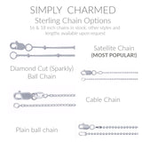 Sterling Dainty Fine Cable Chain