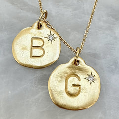 DIAMOND INITIAL CHARMS