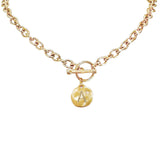TOGGLE ME UP HEAVY GOLD CABLE CHAIN