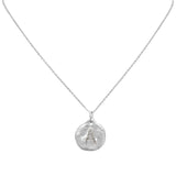 Diamond Initial Charm - Sterling Silver