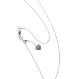 ADJUSTABLE STERLING SILVER DAINTY CABLE CHAIN