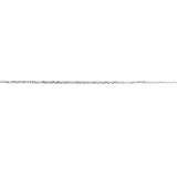 ADJUSTABLE STERLING SILVER DAINTY CABLE CHAIN