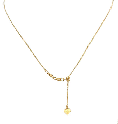 ADJUSTABLE GOLD DAINTY CABLE CHAIN