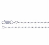 Sterling Diamond Cut Ball Chain (Sparkly)