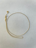 ADJUSTABLE GOLD DAINTY CABLE CHAIN