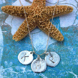 Organic Sterling Initial Charm
