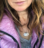 Organic Sterling Initial Charm
