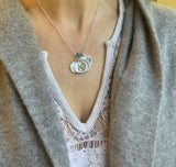 Organic Sterling Initial Charm