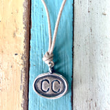 Cape Cod (CC) Sterling Charm - Horizontal Charm, Airport Code Charm