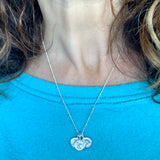 Dainty Sterling Initial Charm (UPPERCASE FONT)