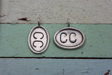 Cape Cod (CC) Sterling Charm on Sterling Chain, Airport Code Charm