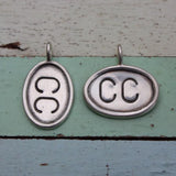 Cape Cod (CC) Sterling Charm - Horizontal Charm, Airport Code Charm