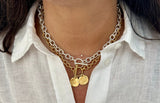 TOGGLE ME UP HEAVY GOLD CABLE CHAIN