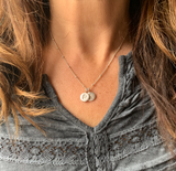 Dainty Sterling Initial Charm (UPPERCASE FONT)