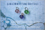 Large Birthstone Charms